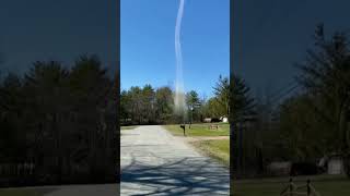 Watch Mini Tornado/Dust Devil Trying To Touch Down #nature #viral #shorts #weather