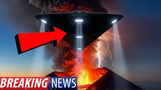 Watch MILE WIDE UFO CAUGHT ON VIDEO OVER ACTIVE VOLCANO!
