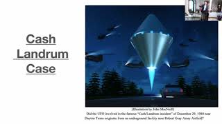 Watch Dr. Steven Greer – Cont.  discussion of a potential hoaxed “alien threat” and shows models of ARVs