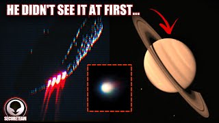 Watch Astronomer Films Mystery Object Passing Behind Planet Saturn...