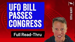 Watch US Congress writes an amazing UAP Bill but will it be enough to release US UFO Secrets?