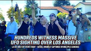 Watch MASSIVE EYEWITNESS UFO ON LOCATION DURING LIVE EVENT!