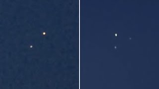 Watch Security Officer Films Mysterious UFOs with Dropping Orbs over Fairbanks, Alaska - FindingUFO