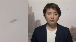 Watch Strange and Fast Speeding UFO Seen During France RT News Segment over Moscow (Russia)