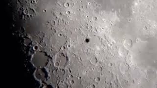 Watch Strange Circular Black UFO Passing The Moon Filmed During Livestream By Astronomer in Colombia