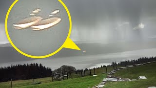 Watch Disk Shaped UFOs Spotted by Family above Loch Ness - FindingUFO