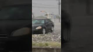 Watch Hailstones The Size Of Baseballs Rains Down On Sabinas, Mexico. #freakweather #weather