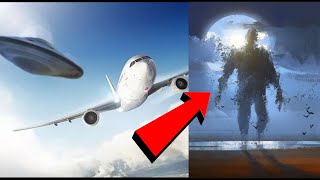 Watch WHAT THE HECK? [12 Foot Tall Alien Humanoid] Near UFO Collision With Major Airliner?