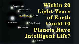 Watch January 5, 2022 - Within 20 Light-Years of Earth Could 10 Planets Have Intelligent Life?