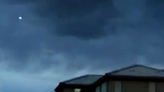 Watch Blue Colored UFO with Glowing Light During Thunderstorm over Buckeye, Arizona - FindingUFO