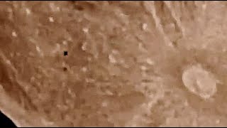 Watch Black UFO Spotted Flying Over The Lunar Surface Recorded From Aranđelovac In Serbia.