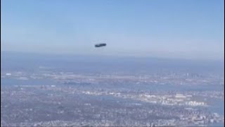 Watch Fast Moving Saucer Shaped UFO Sighted During Flight From Florida to New York City. March 25, 2024