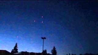 Watch UFO Sighting with Multiple Red Lights over Arizona - FindingUFO