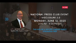 Watch SAVE THE DATE: June 12, 2023! WATCH Dr. Greer's Groundbreaking National Press Club Event! FREE.