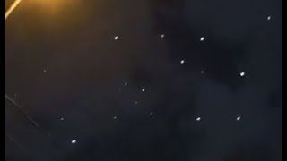 Watch UFO Footage Of Armada Over Colombia, Red UFO Orb Over Spain & Silver Sphere Seen Over Israel